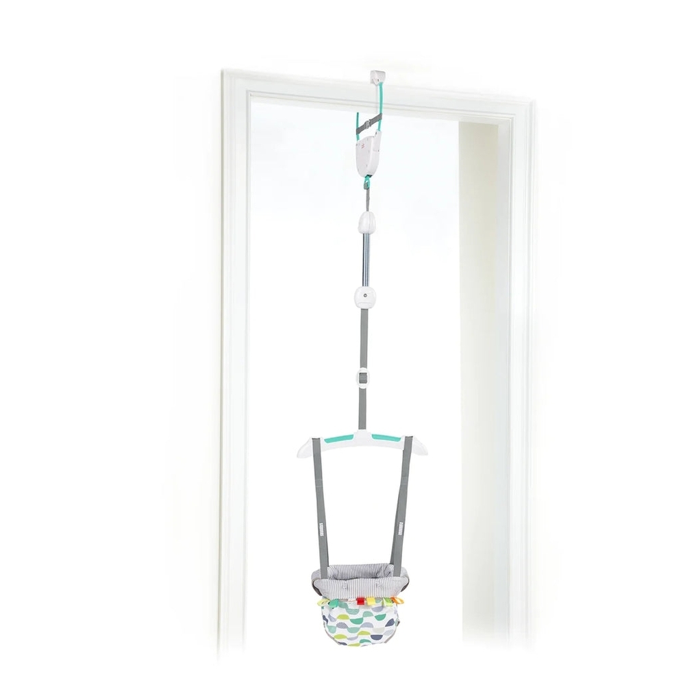 BRIGHT STARTS Baby Doorway Jumper with Multicolor Pattern